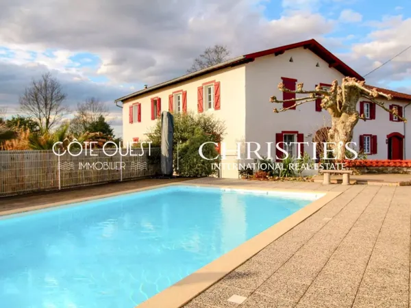À vendre Labets-Biscaye - Ferme avec piscine vue campagne 