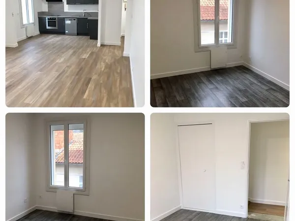 A louer appartement de type 3 refait à neuf - Centre-ville 