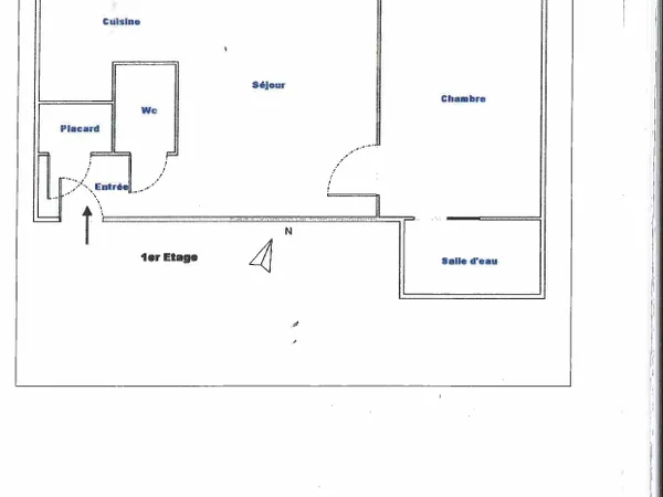 Appartement 2 pièces 34 m² 