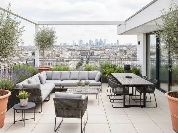 Duplex avec TERRASSE de 70 m² au dernier étage 