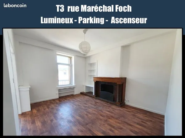 Très beau T3 rue Foch 