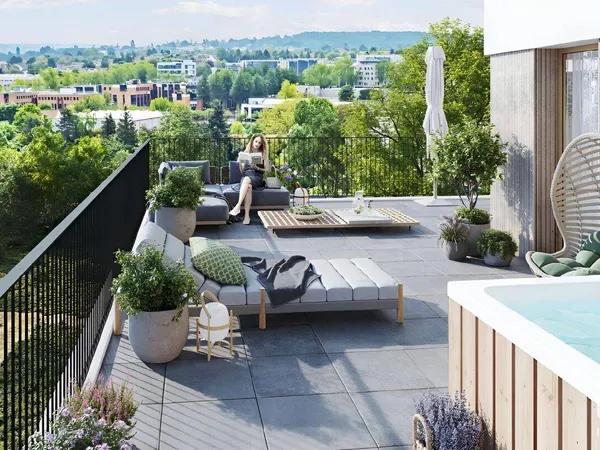 Duplex 4 pièces 121 m² 