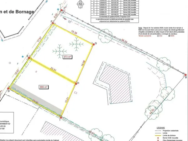 Terrain 370 m² Savenay 