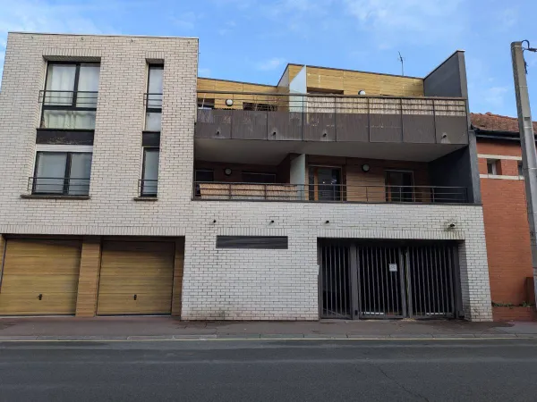 T3 66m² parking garage terrasse Marcq en Baroeul 