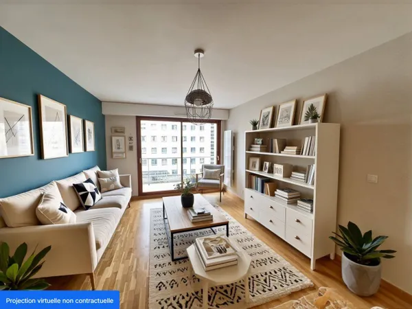 Appartement 3 pièces 65 m² 