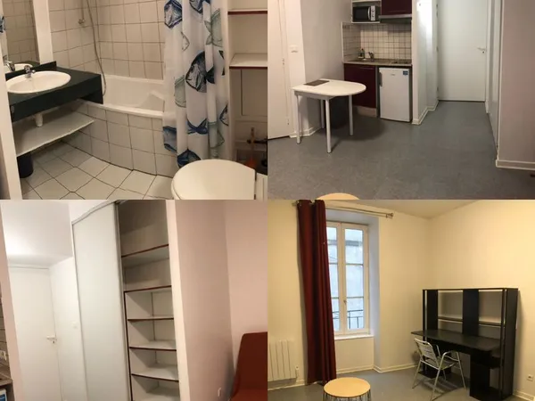 Studio meublé pour étudiant ou stagiaire 