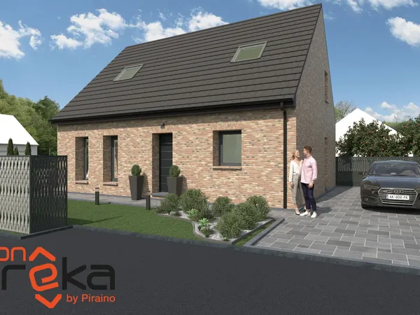 Terrain + maison 107 m² 