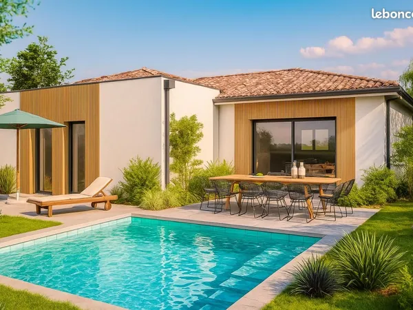 Terrain 512 m² Saint Germain Du Puch 