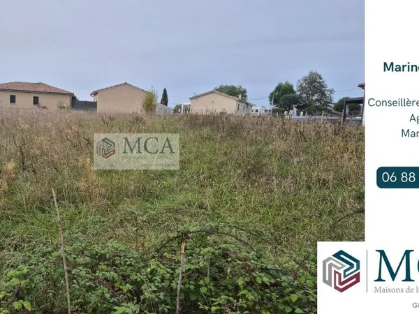 Terrain 1300 m² 