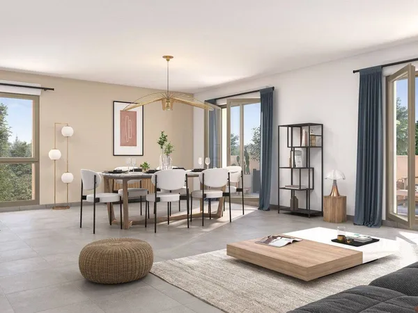 Appartement 3 pièces 63 m² 
