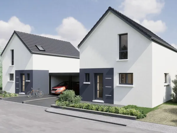 Terrain + maison 71 m² 