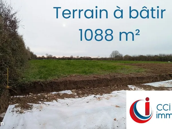 Terrain 1088 m² Fontenay sur Mer 
