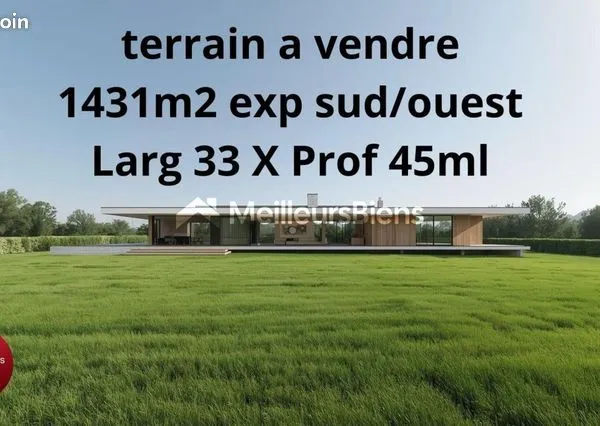 Terrain 1431 m² 