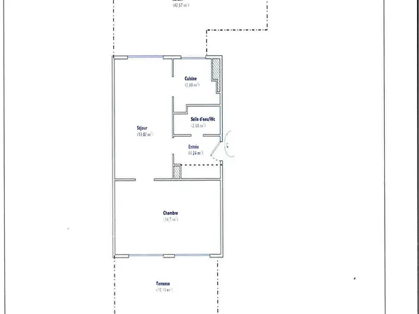 Appartement Paris 2 pièces 38.3 m2 