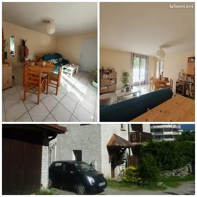 T2 avec Jardin et Garage dans maison 