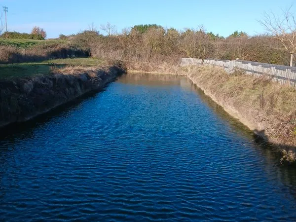 Terrain avec étang à vendre 