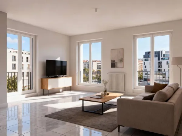 Appartement 3 pièces 64 m² 