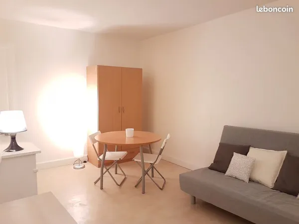 Fori - T1 2 pièces meublé 100 m campus Tréfilerie fac Jean Monnet 