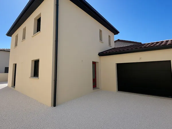 À VENDRE Maison neuve 2025 GARANTIE DÉCENNALE FRAIS DE NOTAIRE RÉDUITS (3 %). IMMOCENTER CHANAS. 