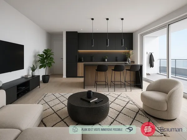 Duplex de 4 PIÈCES de 85m² + Terrasse de 45m² 