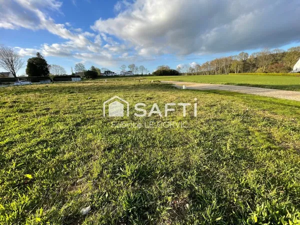 TERRAIN CONSTRUCTIBLE EN LOTISSEMENT DE 627 M2 