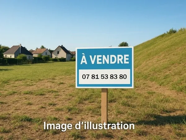 Terrain à bâtir à 2 pas du centre 