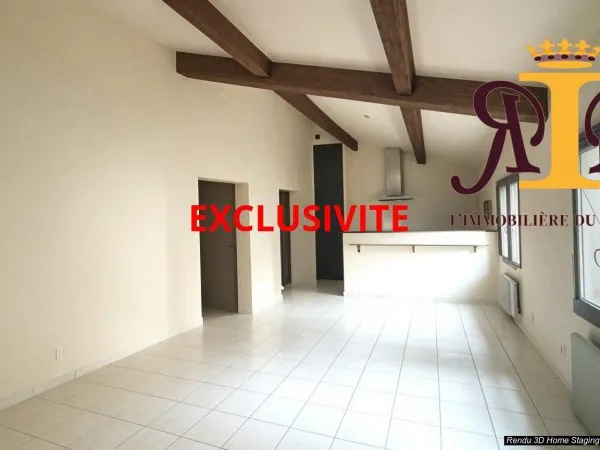 T3 Duplex de 68 m² hab/env. dans immeuble ancien