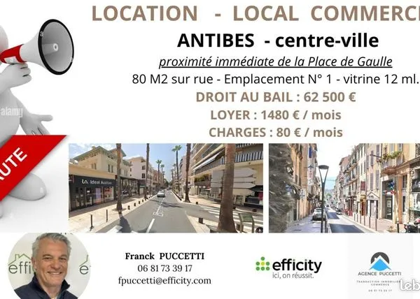Local commercial 75 m² 