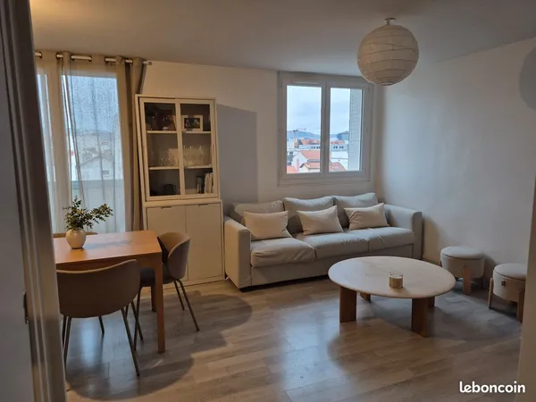 F3 lumineux 61m2 garage quartier Vallieres 