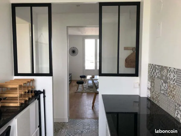 🟠 T3 Meublé - 55 m² - Traversant - Rénové - Saint-Herblain (850 HC) 
