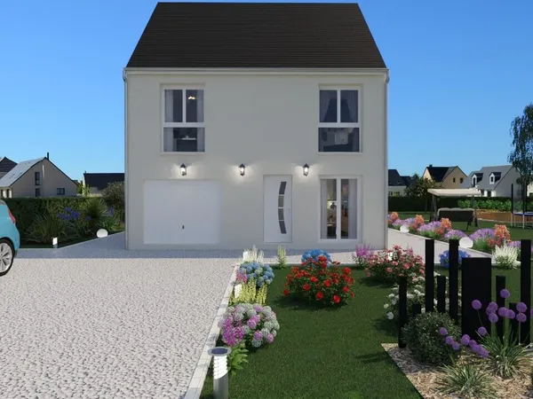 Terrain + maison 83 m² 