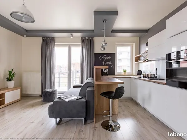 Studio 1 pièce 29 m² 