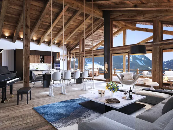 One of the largenst penthouse apartments in Chatel 
