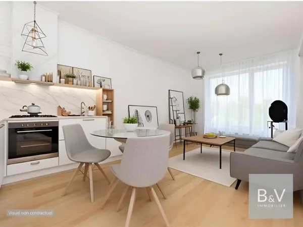 Appartement 2 pièces 41 m² 