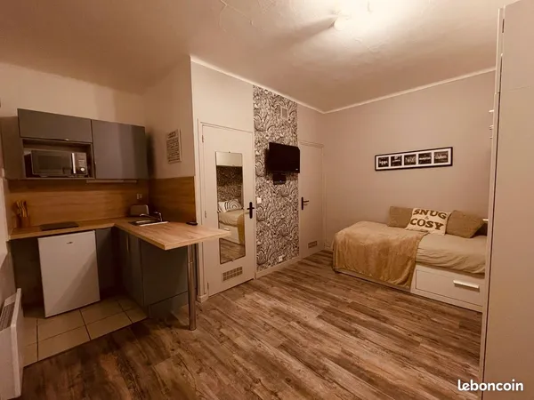 Cosy studio rénové 