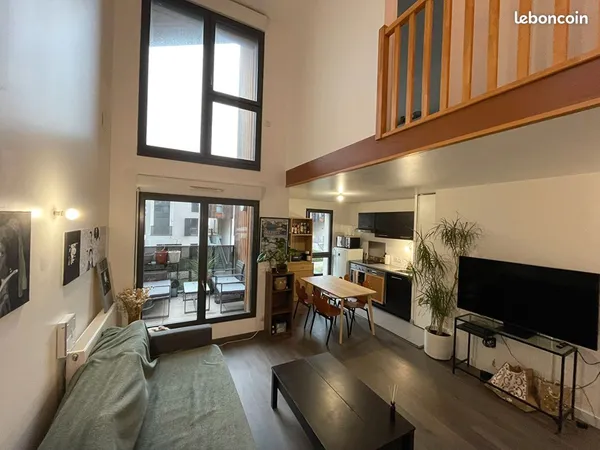 Duplex 2 pièces 48 m² 