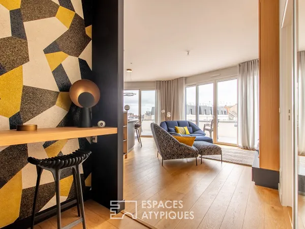Appartement rooftop d'exception dominant la place de la Visitation 
