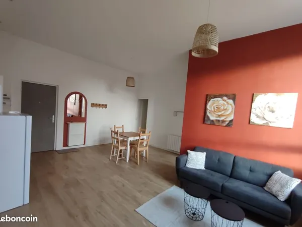 T2 meublé - 46 m² - Très lumineux - Parking privé - Saint-Chamond 