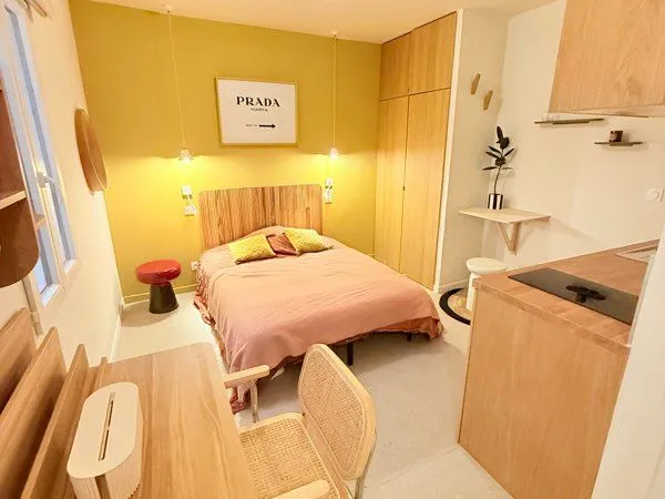Studio équipé meublé hyper centre 