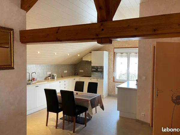 Location T2 meublé 69m2 - grand terrain avec tyrolienne - Parking privé 