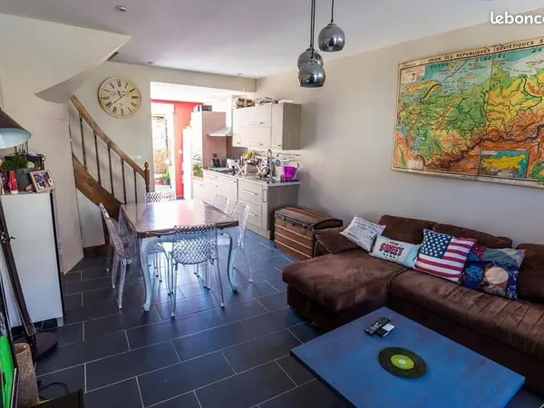 Maison amiénoise 3 pièces - 67 m² avec cour privative - Quartier Saint-Pierre 