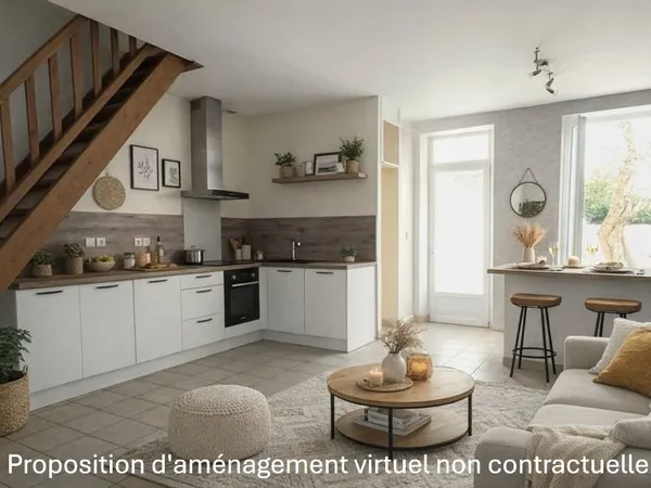 Maison 2 chambres, coeur de Sion sur l'Océan 