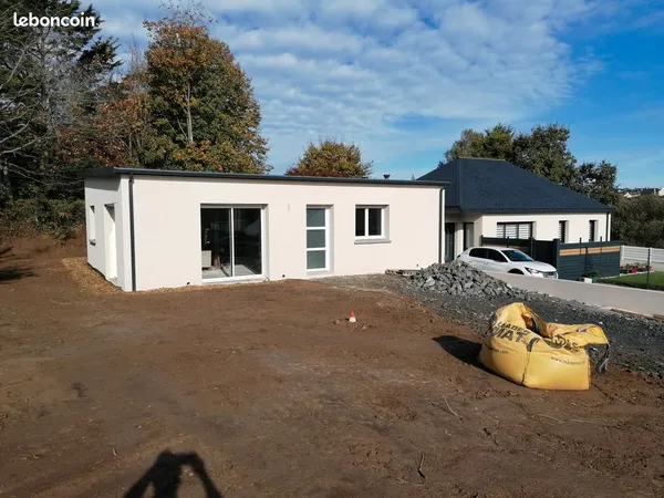 Charmante maison de plain-pied T3 RE2020 - 74 m² - Exposition Sud-Ouest - Terrain 469 m² 
