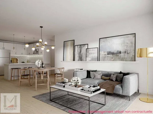 Appartement 2 pièces 40 m² 