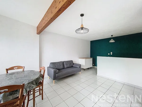 Appartement duplex meublé - 2 pièces, 48 m2, HENNEBONT 