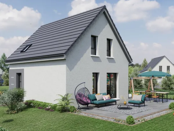 Terrain + maison 92 m² 