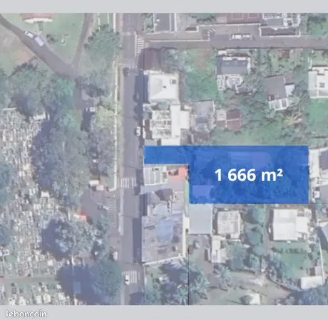 Terrain 1666 m² 