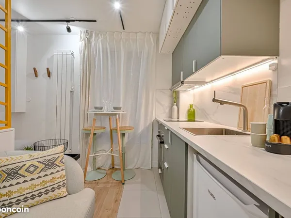 Location d'un studio de 14m² 