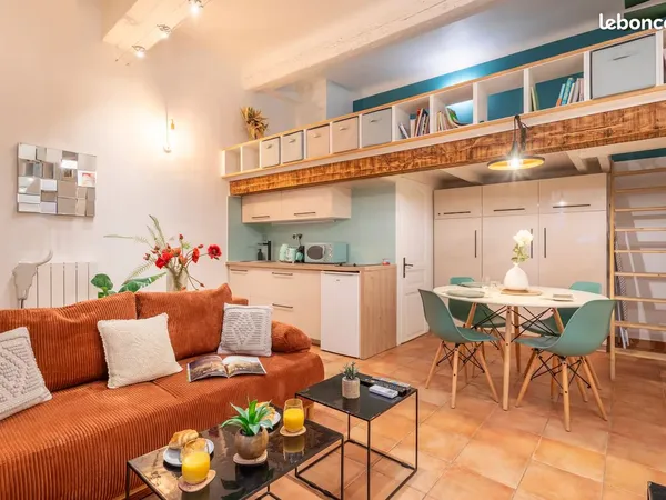 Studio duplex meublé 37m² 