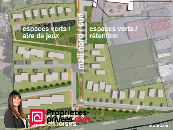 Terrain 635 m² 